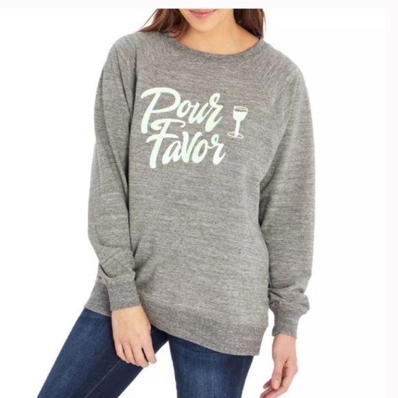 Wildfox Gray 'Pour Favor' Sweater - Picture 2 of 14